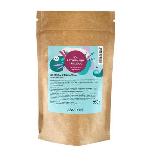LULLALOVE Sare cu cimbru și patchouli, 250g