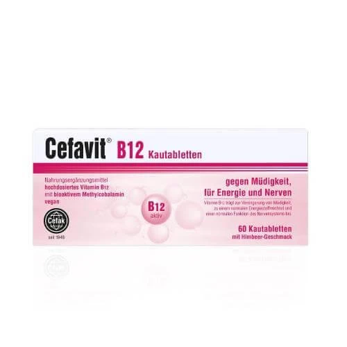 Cefavit B12, 60 comprimate masticabile
