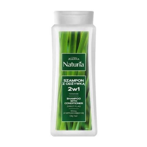 JOANNA Naturia Tatarak Șampon cu balsam 2în1 pentru păr gras, 500ml