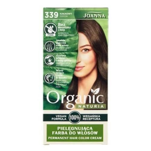 JOANNA NATURIA ORGANIC VEGAN colorant 339 cacao, 1 buc