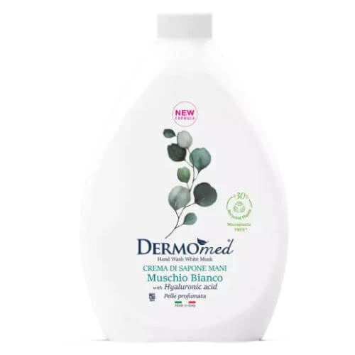 DERMOMED Săpun de mâini mosc alb, 1000ml