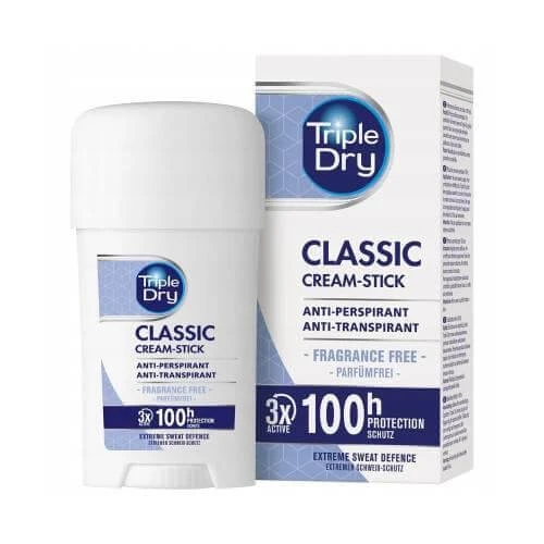 Stick antiperspirant Triple Dry Classic, 45 ml