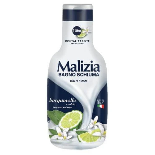 Malizia Bergamotă și salvie loțiune de baie, 1000ml
