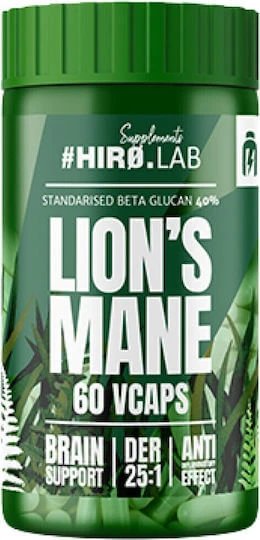 Hero.lab Creier de Leu | 40% Beta-glucani [60 Capsule]