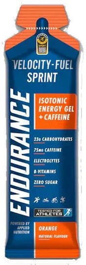 Applied Nutrition Endurance Velocity Fuel Sprint Isotonic Energy Gel & Caffeine Portocaliu 60ml