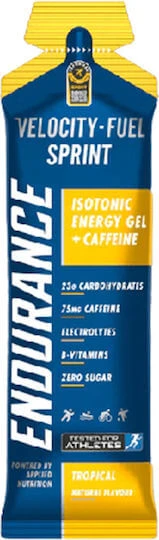 Applied Nutrition Velocity Fuel Energy Endurance Isotonic Gel with Caffeine Tropical - Tropical 60ml