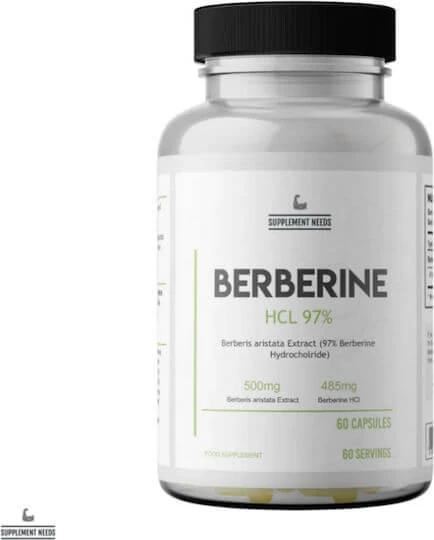 Supplement Needs Berberine HCL 97% 60 capace