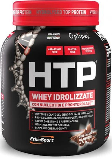 EthicSport HTP Whey Idrolizzate Proteină Din Zer cu Aromă Cacao 750gr