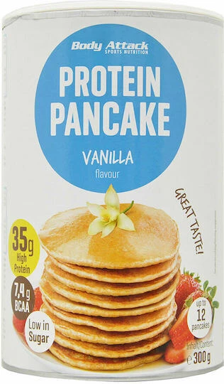 Body Attack Protein Pancake cu Aromă Vanilie 300gr