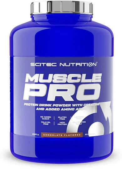 Scitec Nutrition Muscle Pro cu Creatină Fără Gluten & Lactoză cu Aromă Ciocolata 2.5kg