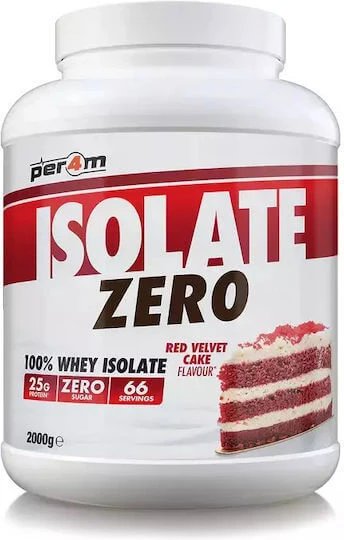 Per4m Isolate Zero Proteină Din Zer cu Aromă Red Velvet 2kg