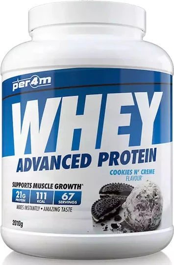 Per4m Whey Advanced Proteină Din Zer cu Aromă Fursecuri și cremă 2.01kg