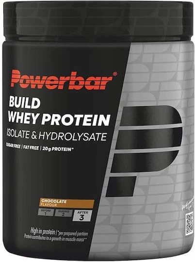 PowerBar Build Whey Protein Proteină Din Zer Fără gluten cu Aromă Ciocolată 550gr
