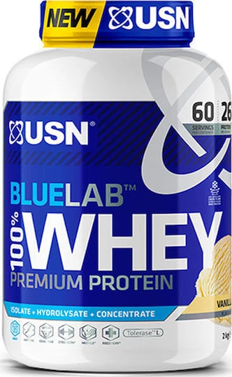 USN BlueLab 100% Whey Premium Proteină Din Zer cu Aromă Wheytella 2kg