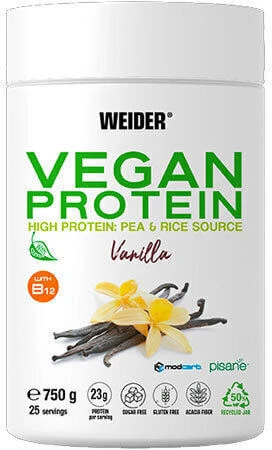 Weider Vegan Protein Fără Gluten & Lactoză cu Aromă Vanilie 750gr