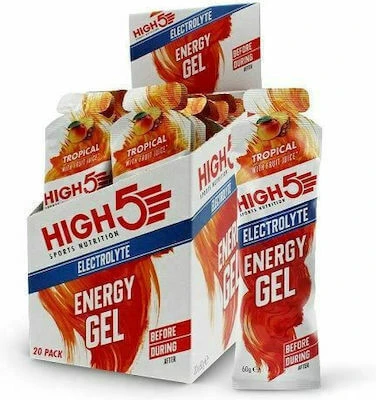 High5 Electrolyte Energy Gel 20x60gr Tropical - Tropical 1200gr