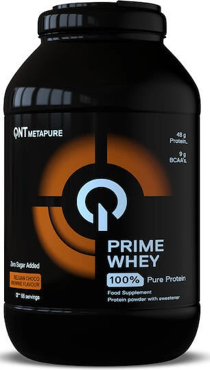 QNT Prime Whey Proteină Din Zer Fără gluten cu Aromă Brownie cu ciocolată belgiană 2kg