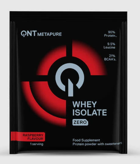 QNT Metapure Whey Protein Isolate Zero Proteină Din Zer cu Aromă Zmeură 30gr