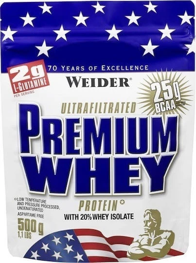 Weider Ultrafiltrated Premium Whey Proteină Din Zer cu Aromă Caramel vanilie 500gr