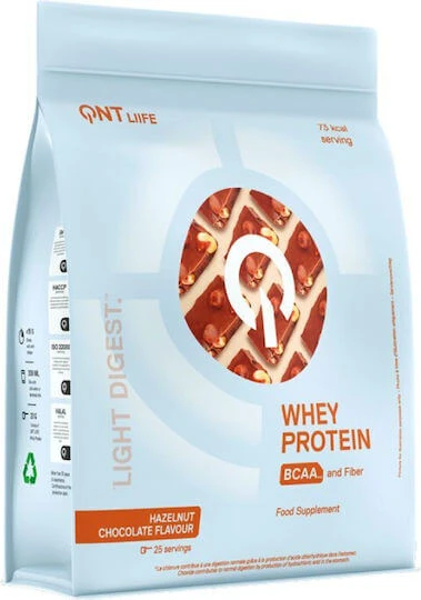 QNT Light Digest Whey Proteină Din Zer Fără gluten cu Aromă Ciocolată cu alune 500gr