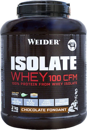 Weider Isolate Whey 100 CFM Proteină Din Zer cu Aromă Înghețată de căpșuni 2kg