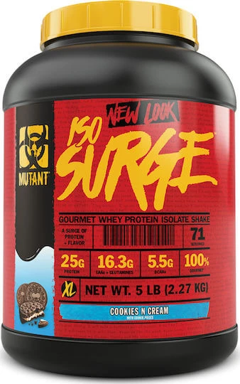 Mutant Iso Surge Proteină Din Zer cu Aromă Fursecuri și cremă 2.27kg