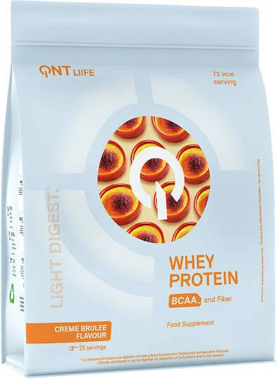 QNT Light Digest Whey Proteină Din Zer Fără gluten cu Aromă Creme Brulee 500gr