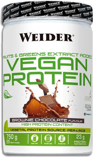 Weider Vegan Protein Fără Gluten & Lactoză cu Aromă Ciocolata 750gr
