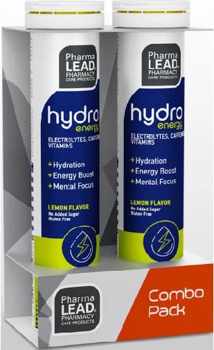 Pharmalead Hydro Energy 195mg Lămâie 2x10 tablete efervescente