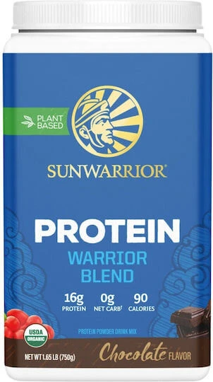 Sunwarrior Blend Organic Fără Gluten & Lactoză cu Aromă Ciocolata 750gr