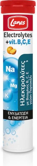 Lanes Electrolytes Vitamine B C E Portocaliu 20 file de ef
