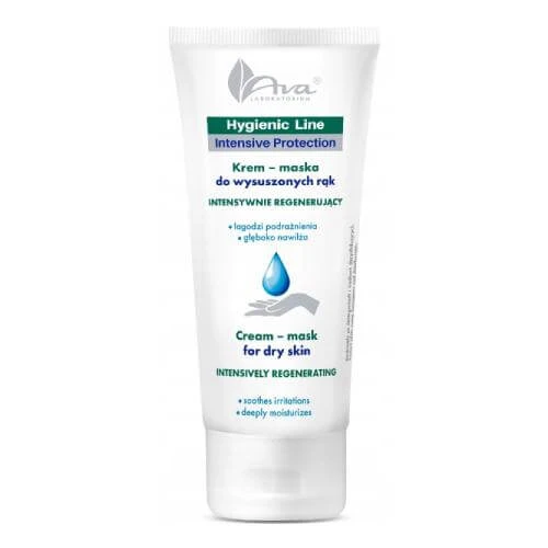 AVA Hygienic Line Cremă-mască pentru mâini uscate, 100ml