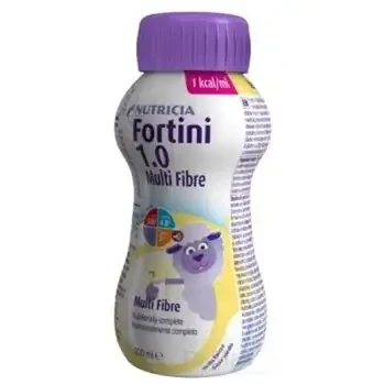 Fortini Multi Fibre cu aromă de vanilie 1×200 ml, aliment lichid pentru copii