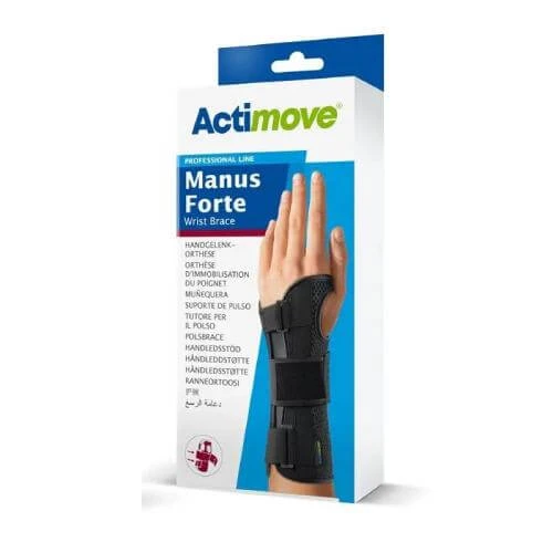 Actimove Professional Line Apărătoare pentru încheietura mâinii dimensiune XS (stânga) negru, 1 buc