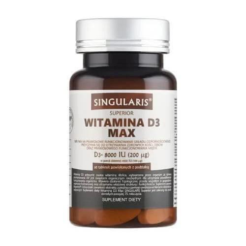 Singularis Vitamina D3 Max, 60 comprimate