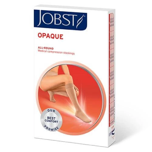 JOBST OPAQUE șosete lungi de compresie pentru genunchi CCL2 caramel, mărimea 1 OP
