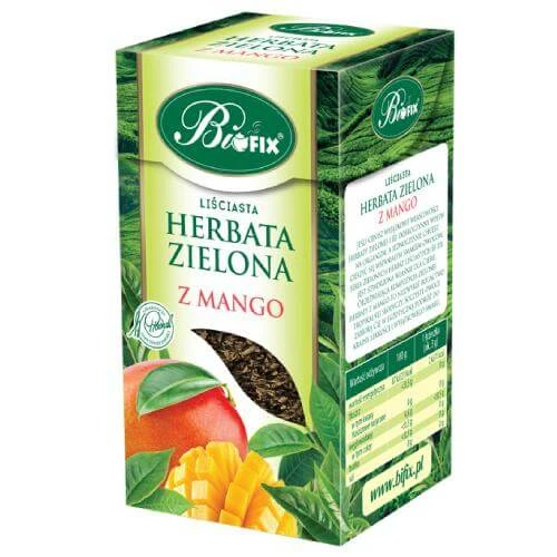 BiFix Ceai de frunze verzi cu mango, 100g