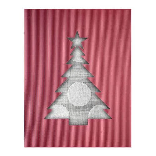 Prosop de bambus TEXPOL SKY SUN 70x140cm GREY într-o cutie cadou roșie de Crăciun, 1 buc