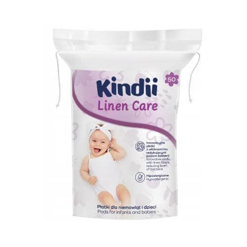 KINDII Șervețele cosmetice pentru îngrijirea lenjeriei, 50pcs