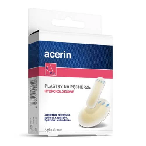 Acerin Plasturi hidrocoloizi pentru bășici, 6 buc