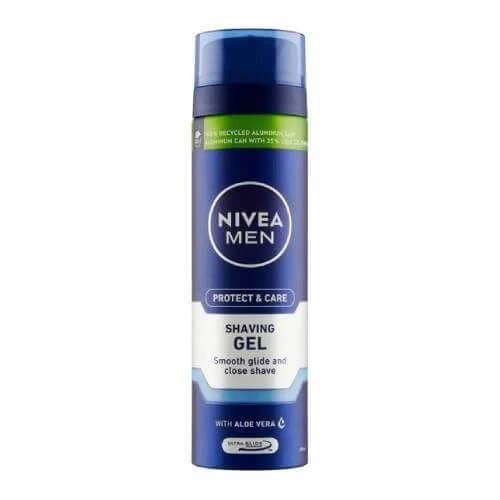Gel de bărbierit NIVEA MEN Protect&Care, 200ml