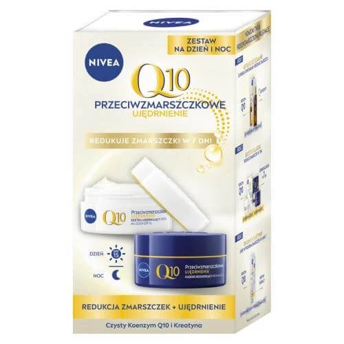 Nivea Q10 Anti-Wrinkle Firming Day & Night Set, 2x 50 ml