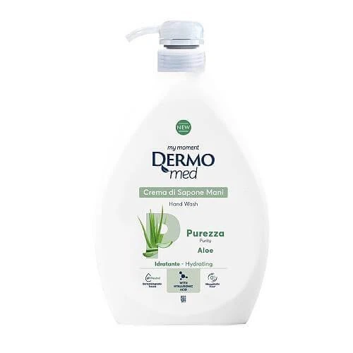 Săpun lichid DERMOMED cu pompă Aloe Vera, 1 l