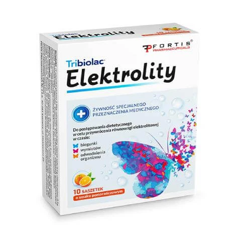 Tribiolac Electroliți pentru rehidratarea organismului, 10 pliculețe