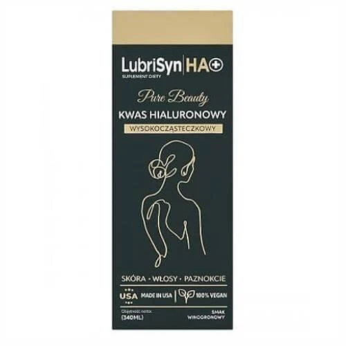 LubriSyn HA+ Pure Beauty acid hialuronic de înaltă moleculă cu aromă de struguri, 340 ml