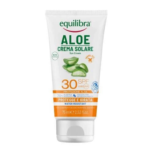 EQUILIBRA Aloe Vera protecție solară SPF30, 75 ml
