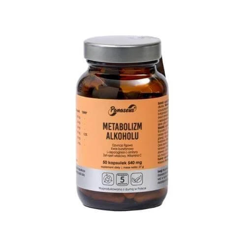 YANGO Panaseus Metabolismul alcoolului, 50 capsule