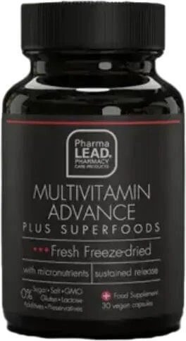 Pharmalead Multivitamin Advance Plus Superfoods Multivitamină pentru Întărirea Sistemului Imunitar 30 capace