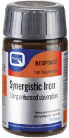Quest Synergistic Fier 15mg Absorbție Îmbunătățită 30 Comprimate
