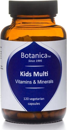 Botanica Complex Multivitamină pentru Energie, Întărirea Sistemului Imunitar & Sistemul Nervos Fructe citrice, 120 capsule veget